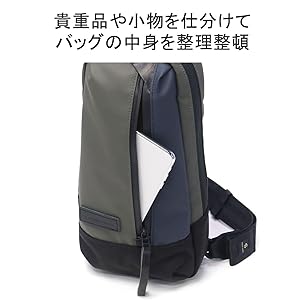 Amazon | [マスターピース] slick スリングバッグ 02484 グレー